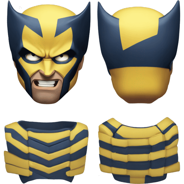 wolverine marvel  emoji