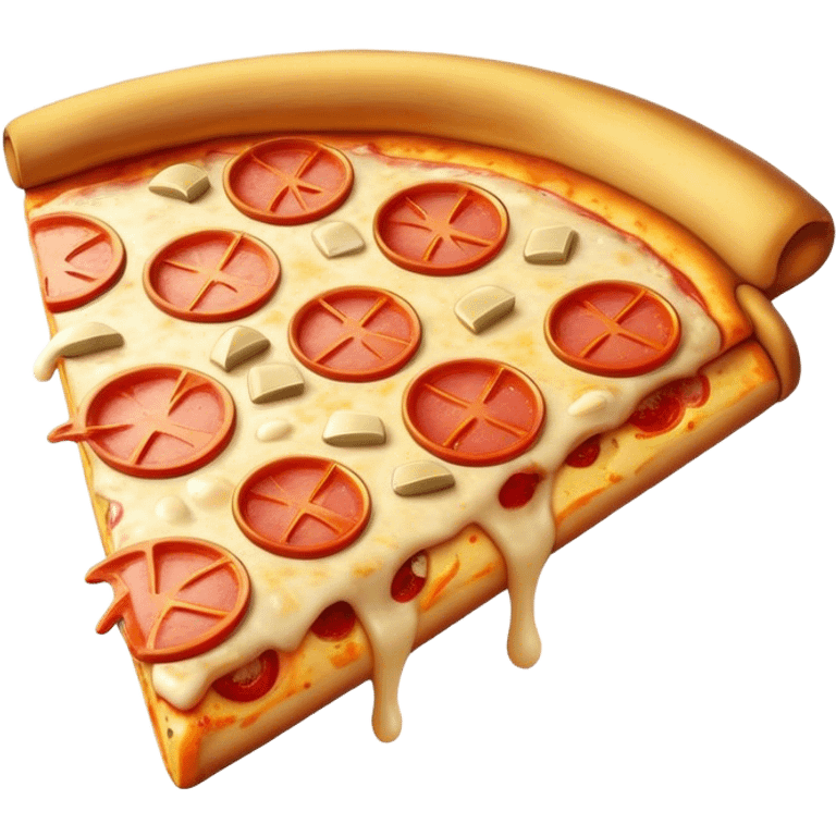 Pizza with gold bars emoji