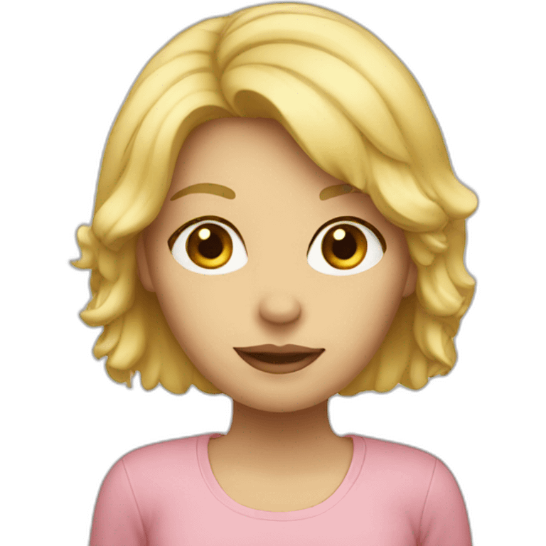 Blond girl emoji