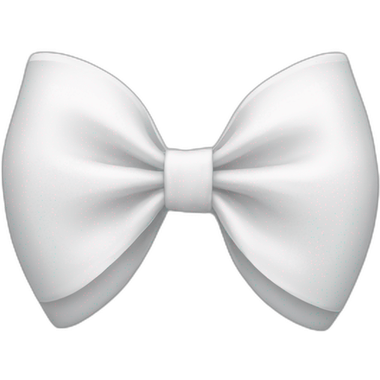 White bow emoji