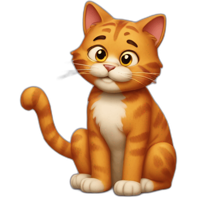 garfield the cat emoji