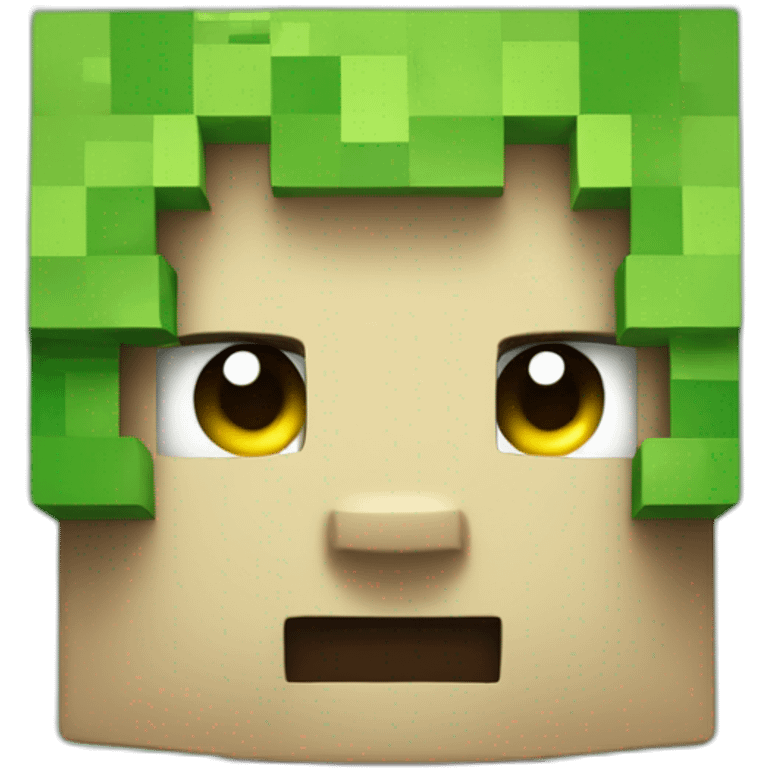 Minecraft creeper emoji