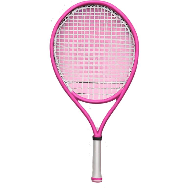 Pink tennis racket  emoji