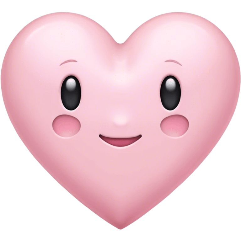 pale pink heart emoji