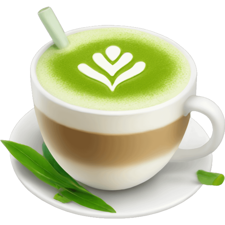 Matcha latte emoji