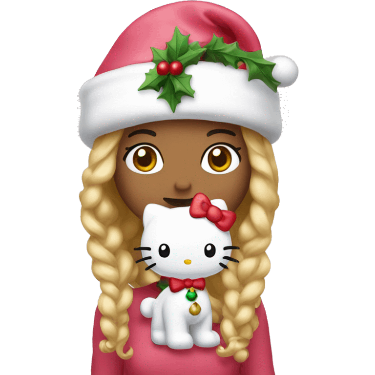 Hello kitty Christmas  emoji