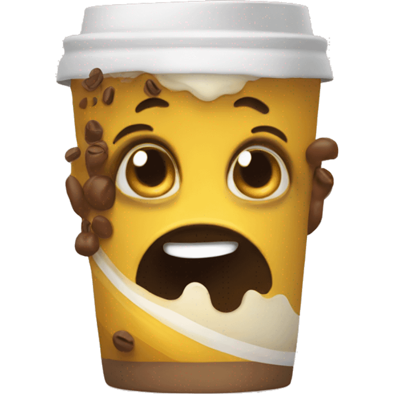 Bumble coffee emoji