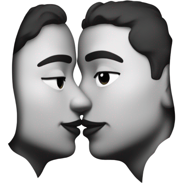 Kissing from far away emoji