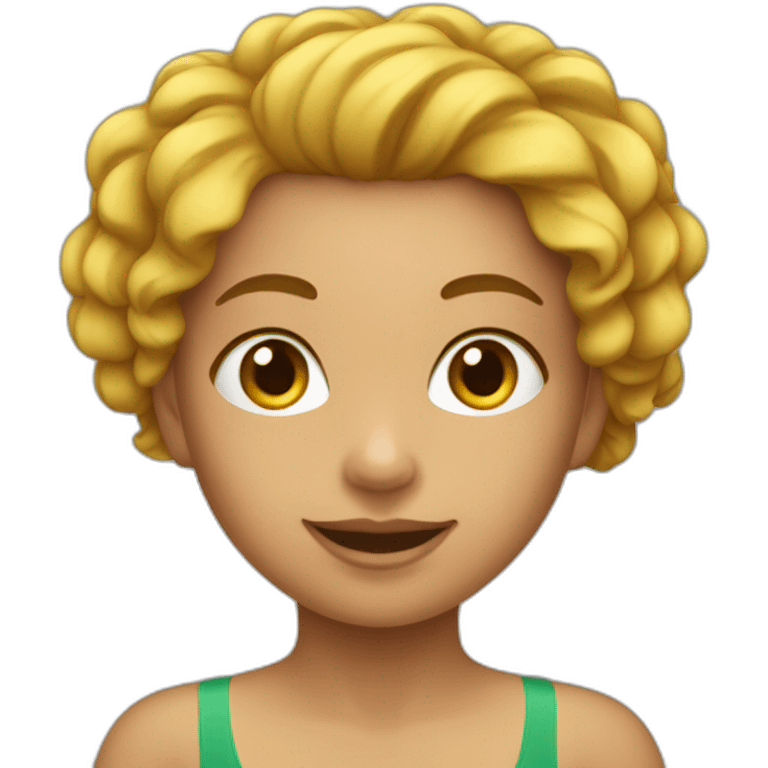 Une fille en maillot de bain emoji