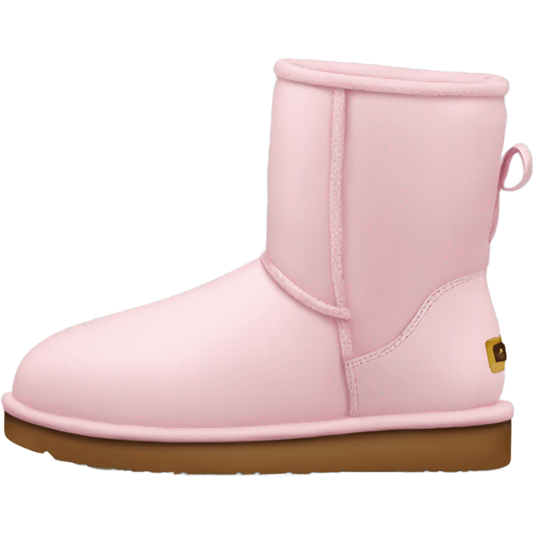 light short pink uggs with platform emoji