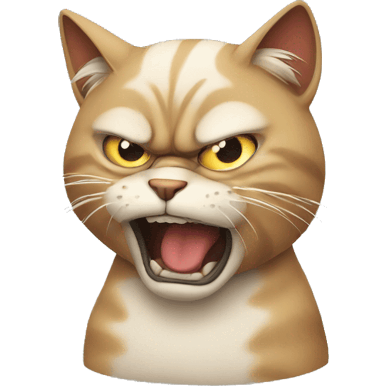 Angry cat emoji