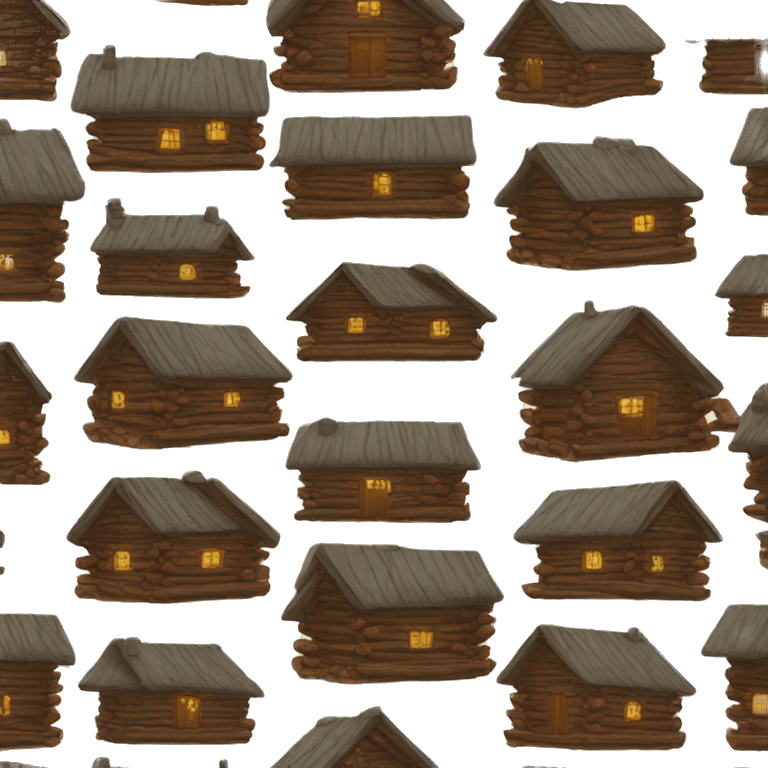 Log cabin emoji