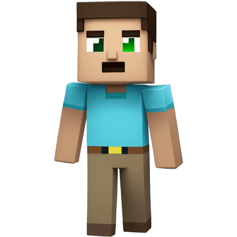 steve from minecraft emoji