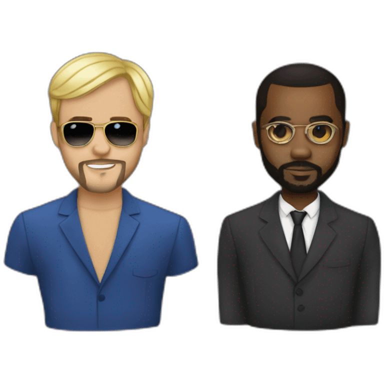 fally ipupa and joseph kabila emoji