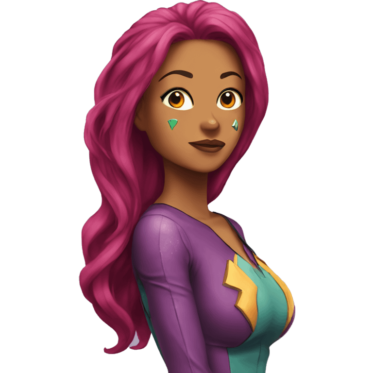 Starfire from the starfire’s series of comics emoji