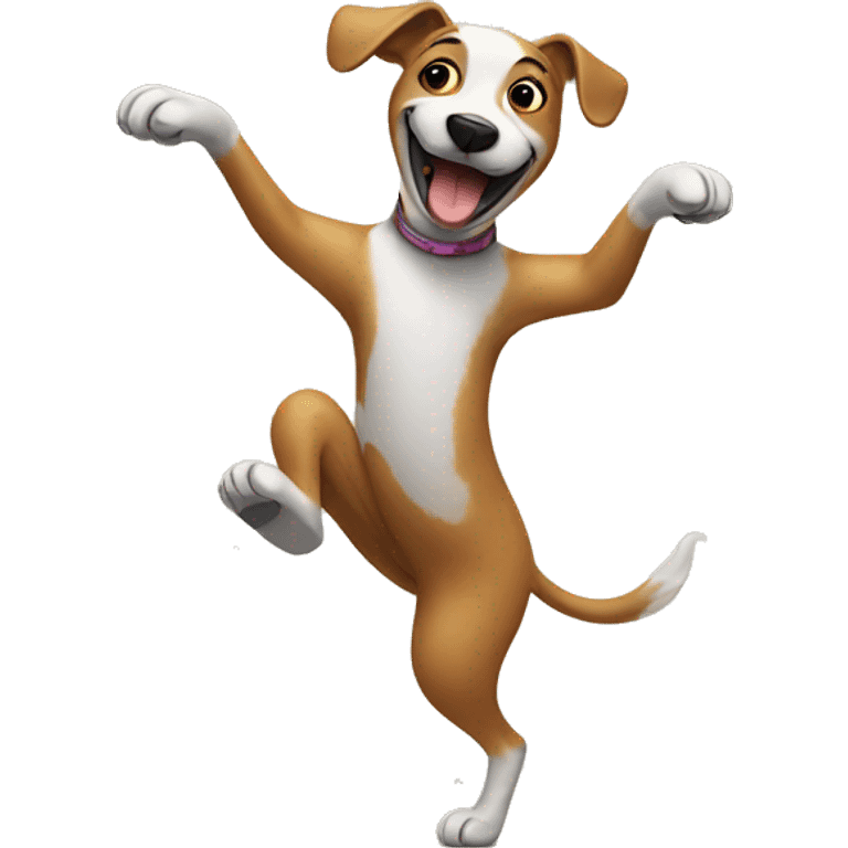 dancing dog emoji