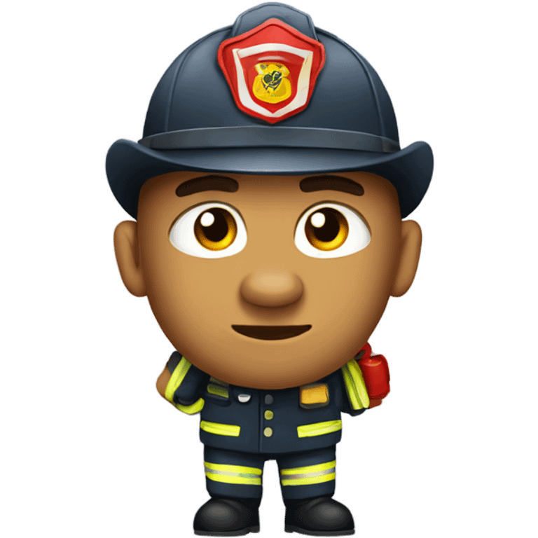 Eagle fireman  emoji