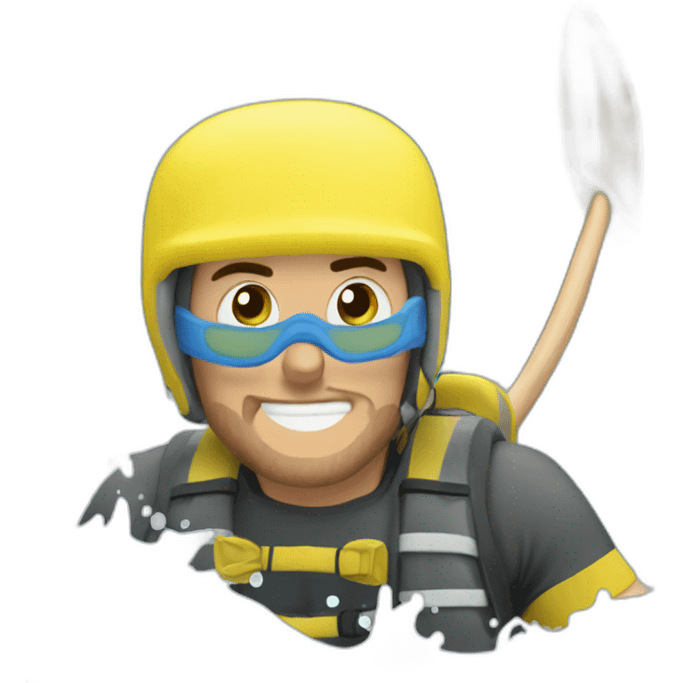 Bane white water rafting emoji