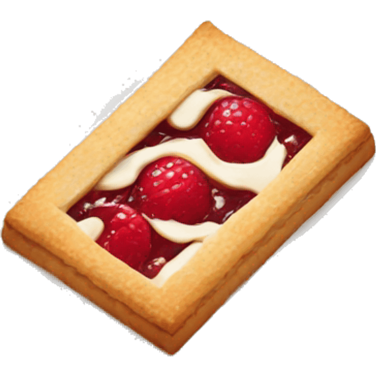 Linzer tart cookie emoji