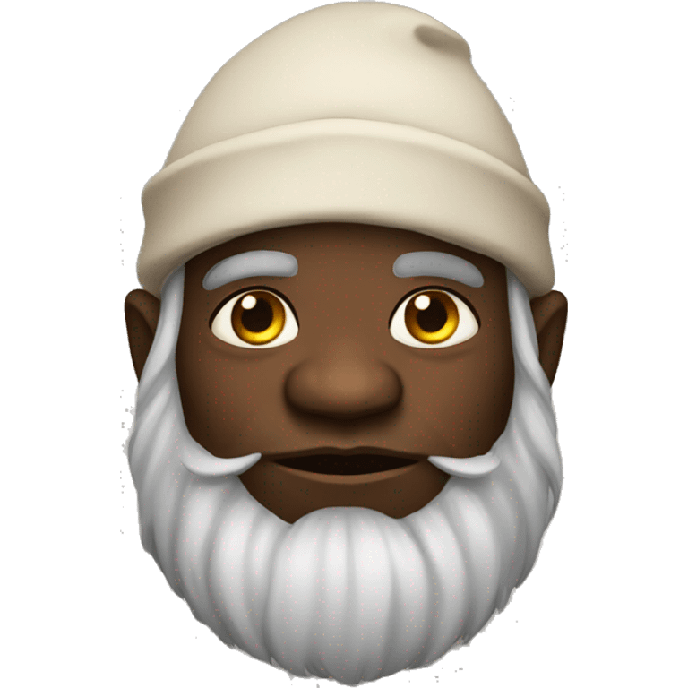 Black dwarf emoji