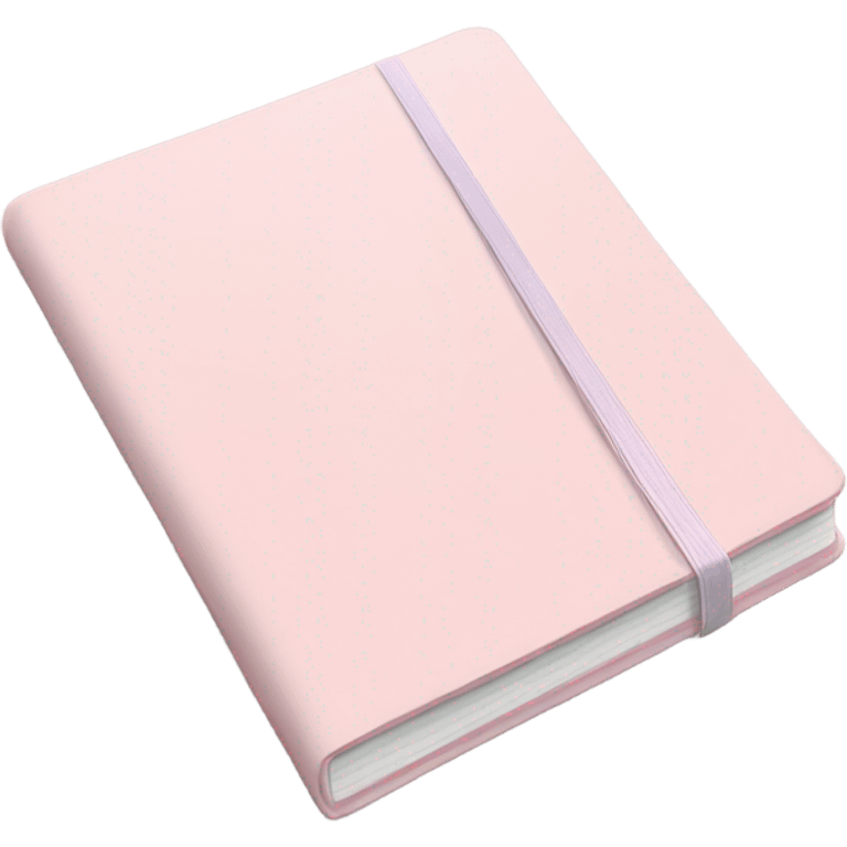 Light pink notebook emoji