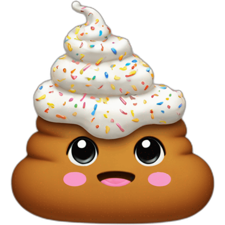 poop with sprinkles emoji