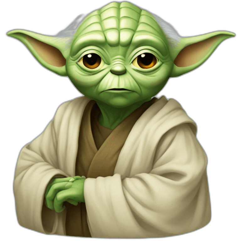 Yoda pleure  emoji