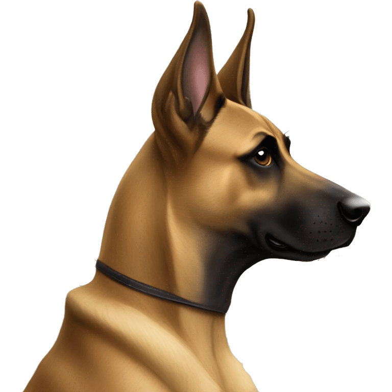 malinois prends des notes  emoji