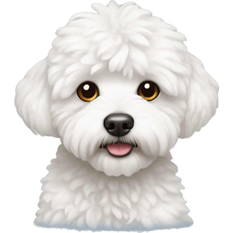 White maltipoo emoji