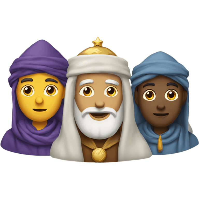 three wise men emoji