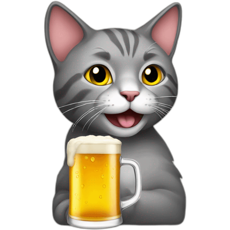 Cat-drinking-beer emoji