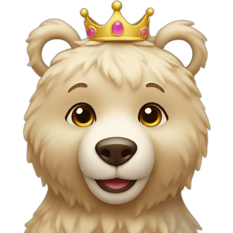 princess bear emoji