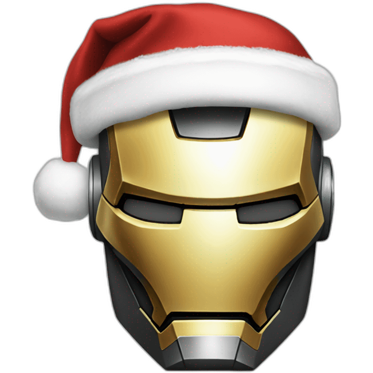 iron man cristmas hat emoji