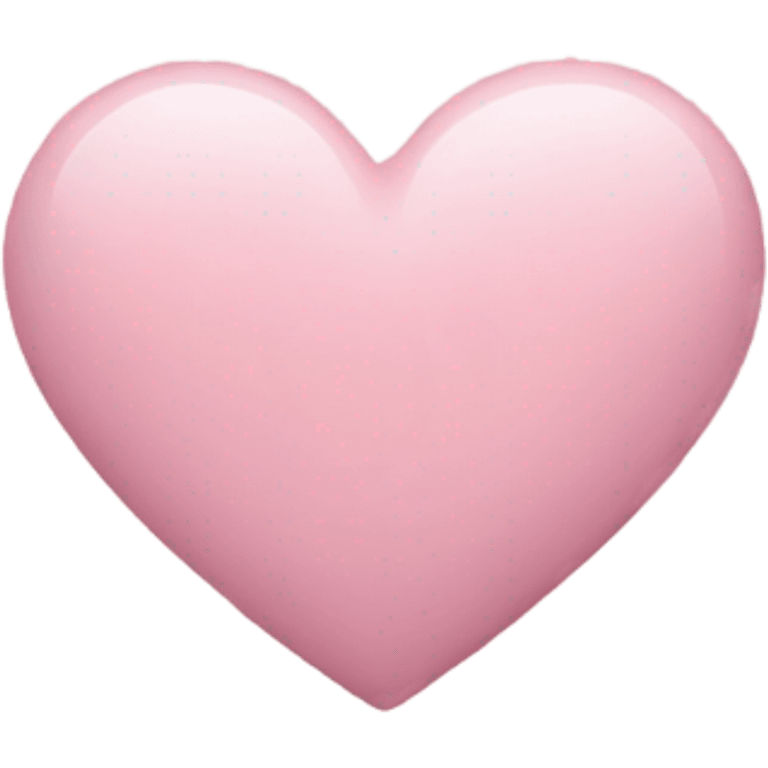 Pastel pink heart emoji