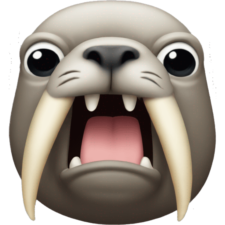 Angry walrus  emoji