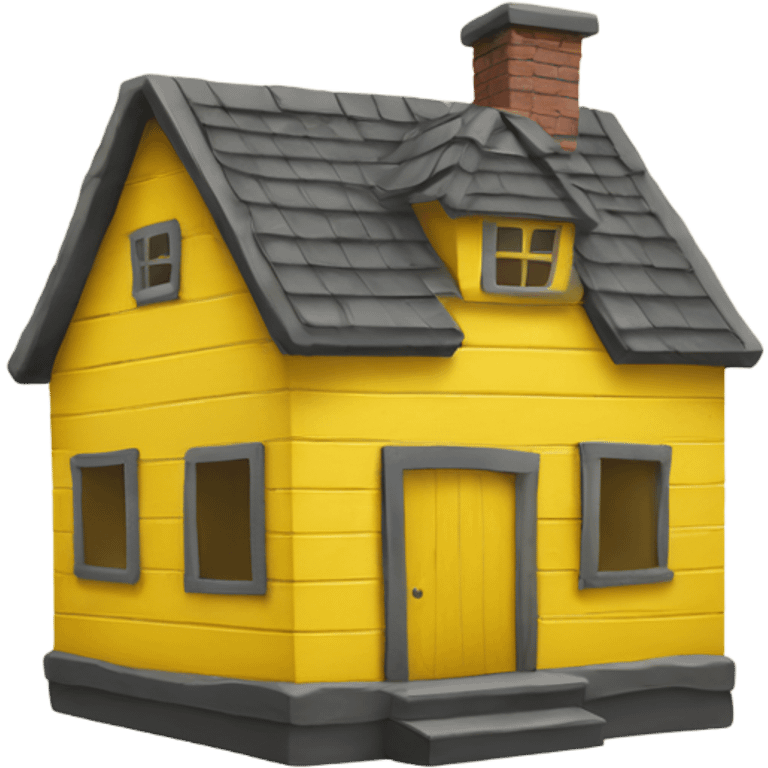 Yellow jumping house  emoji