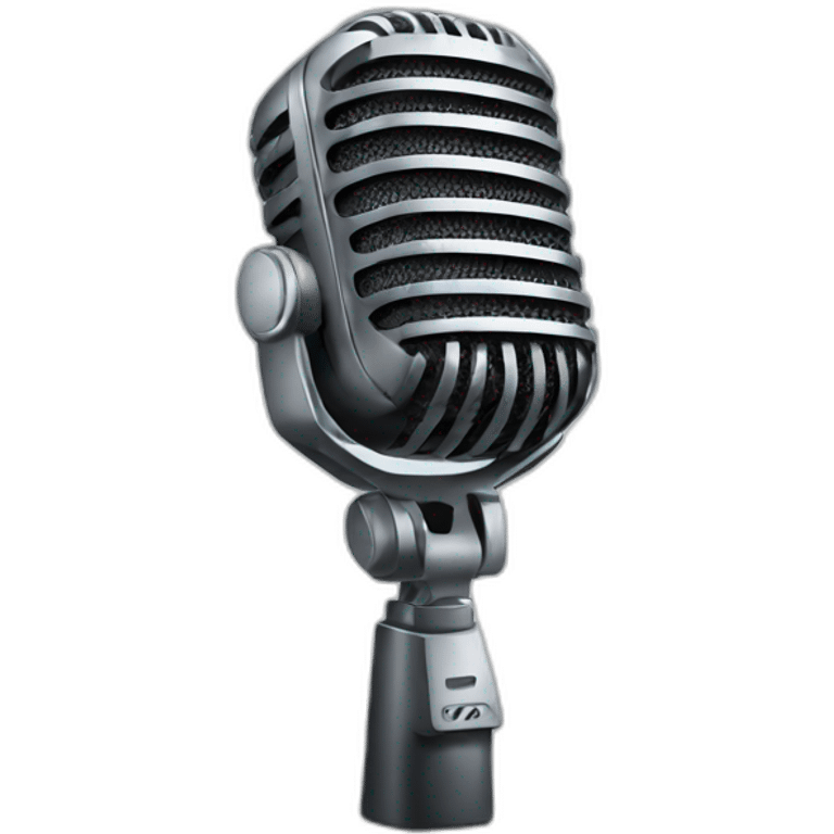 interview mic emoji