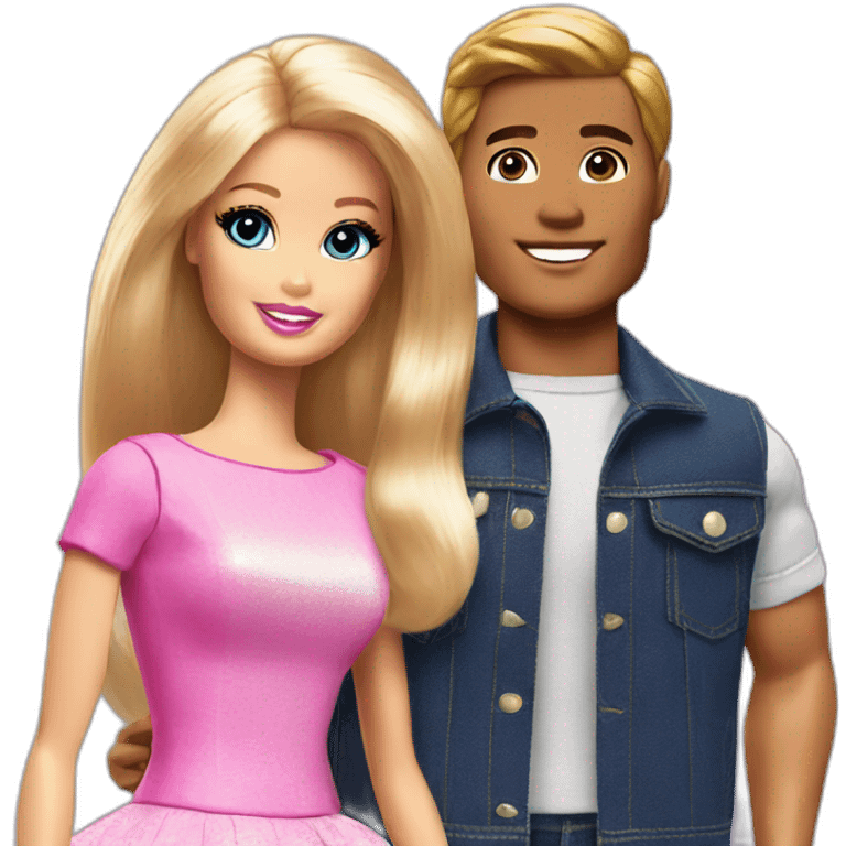 Barbie and Ken emoji