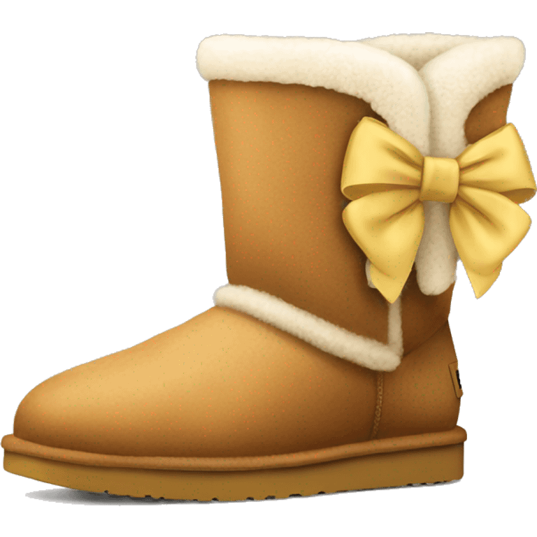 Ugg with bow emoji