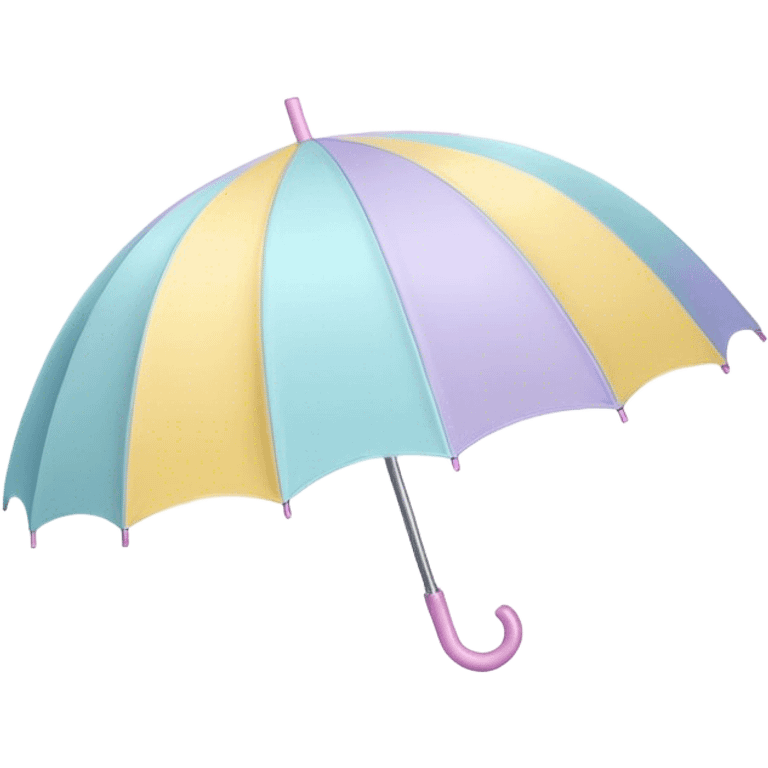 
pastel children's umbrella emoji