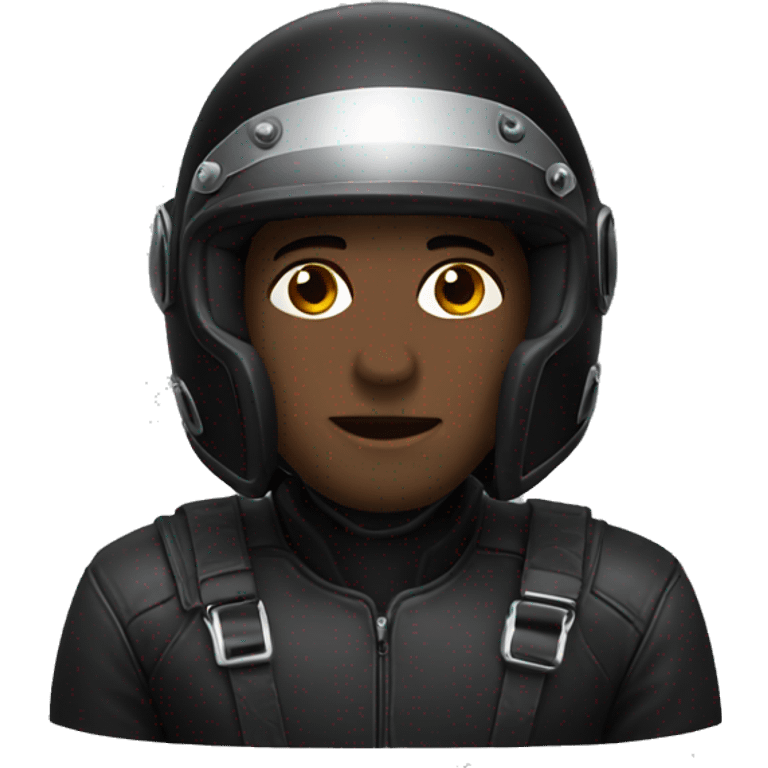 Black Motorcycle Helmet emoji