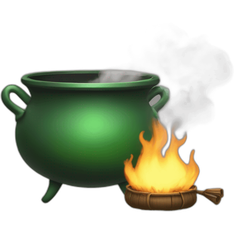 caldron with smoke green emoji