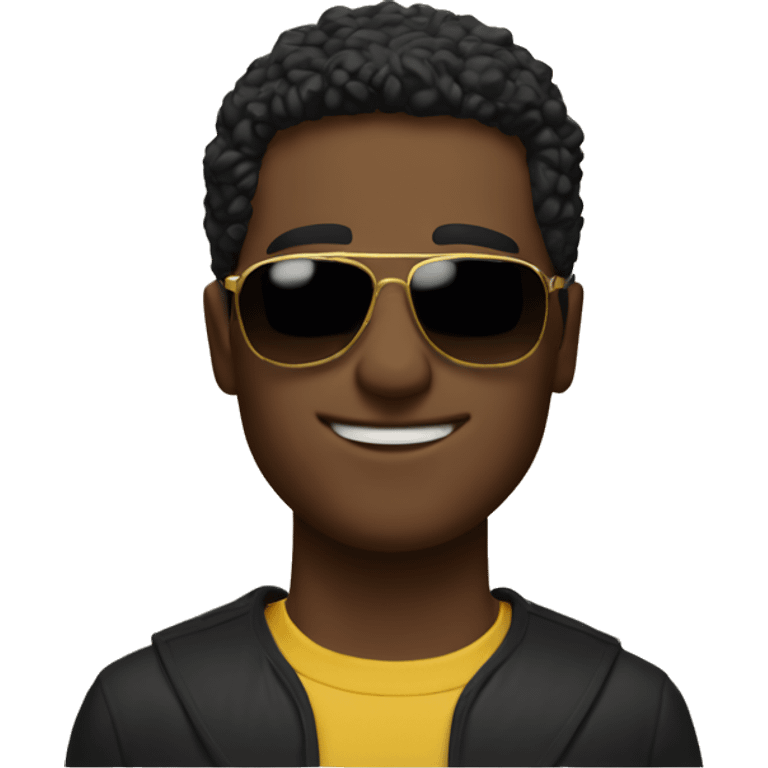 Cole can with sunglasses on emoji