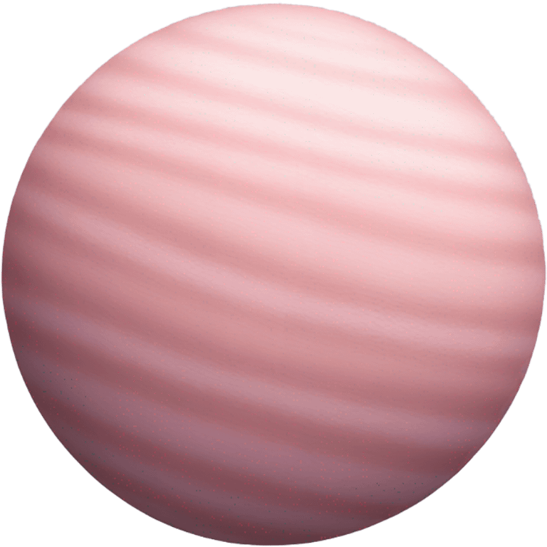 Pale pink planet emoji