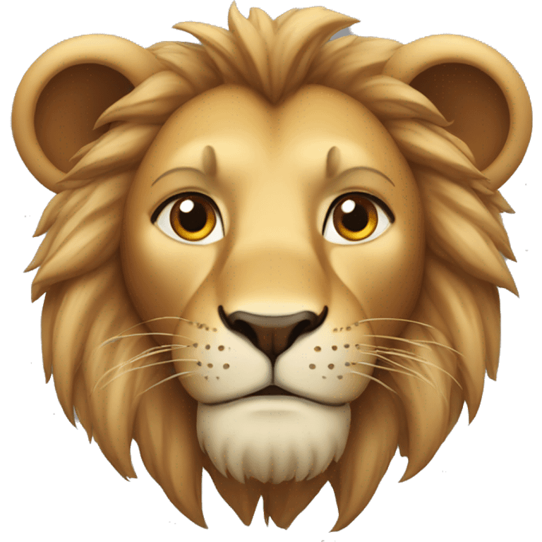 Lion avec les yeux rouges  emoji