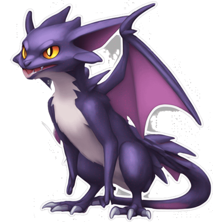 Noivern-Noibat-Nargacuga full body sticker emoji