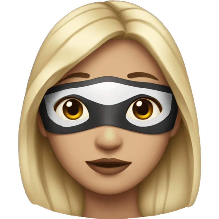 girl with mask on emoji