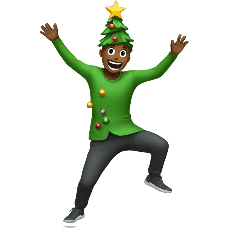 Dancing Christmas Tree emoji