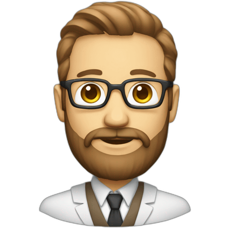 Enterprise architect with beard emoji