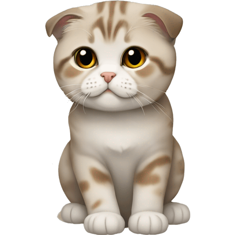 The Scottish Fold Cat emoji